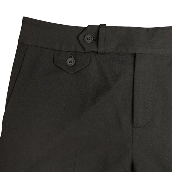 EUC‎ Women's LAUREN RALPH LAUREN Wide Leg Trouser Pant Black | Size 6 Petite - Picture 3 of 7